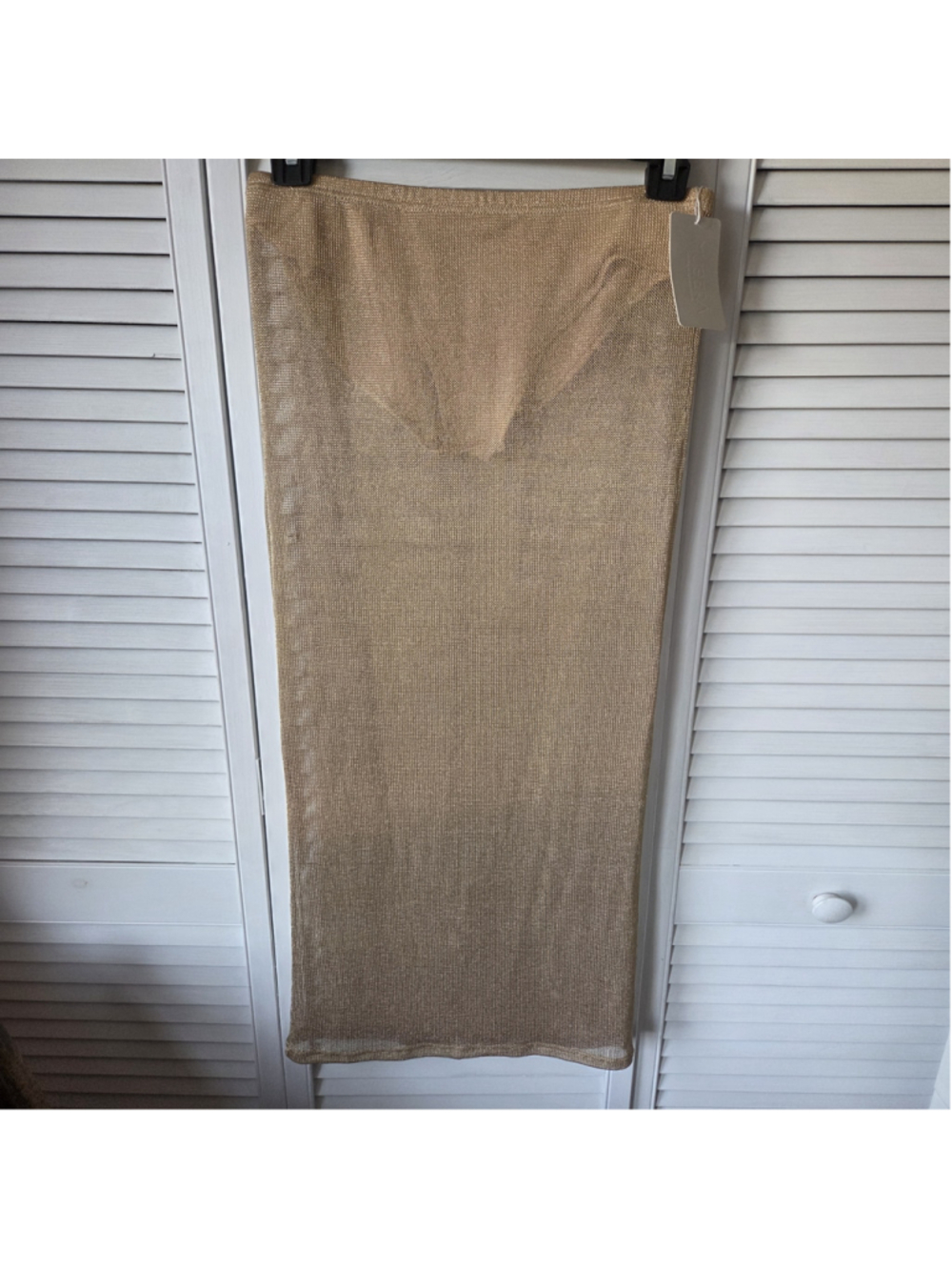 Women's Musera Gold Midi Skirt bathingsuit Coverall Size XS
